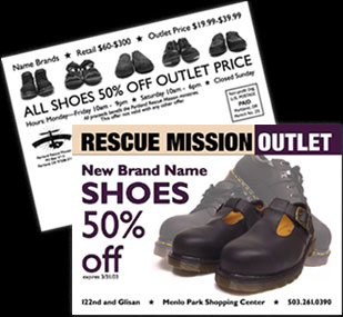 Shoe Sale Postcard